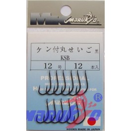 เบ็ดเคนจิกิ  มีเงี่ยงหลัง  สีดำ  ก้นแบน (KSB)